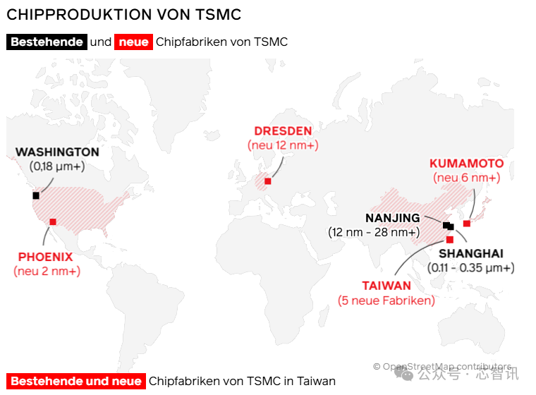 卫星图揭秘台积电全球布局！德媒：台湾半导体地位难撼动！