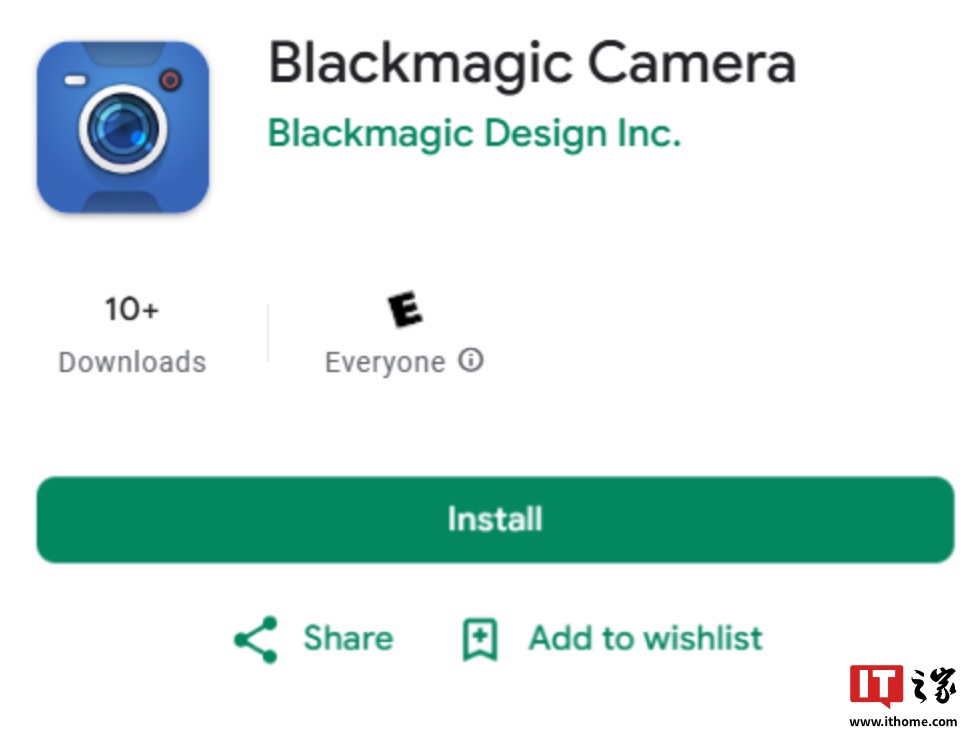 安卓版 Blackmagic Camera 相机应用获 1.4 版更新，新增支持索尼 Xperia、OPPO 系列手机