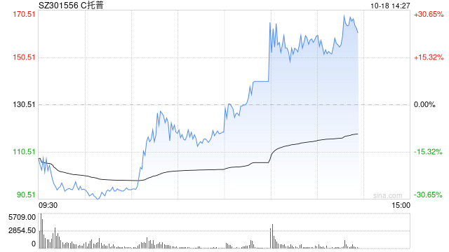 C托普涨7.65%触发临停 早盘一度跌超30%