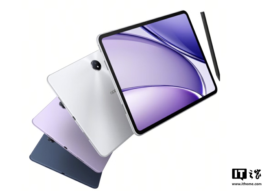 OPPO Pad 3 平板开售：天玑 8350、2.8K 144Hz 原彩仿书柔光屏，2099 元起